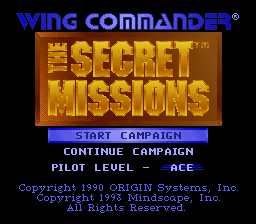 Wing Commander - The Secret Missions